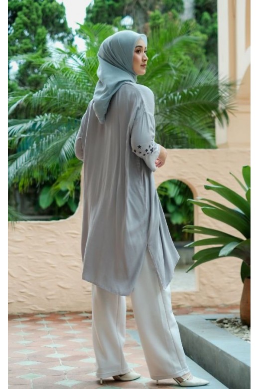 Azzura Kaftan Tunik Grey